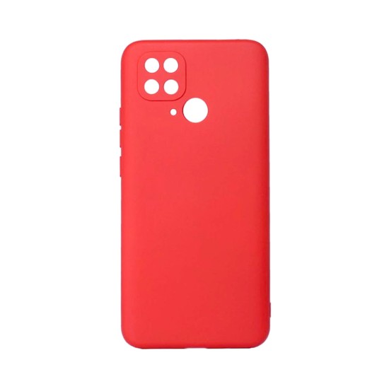 Silicone Case with Camera Shield for Xiaomi Redmi 10c Red Silicone Case with Camera Shield for Xiaomi Redmi 10c Red